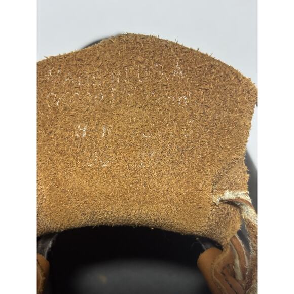 LL Bean Men's 8 Rubber Moc Duck Brown Boots Leather Low Top Comfort Waterproof - Picture 9 of 9